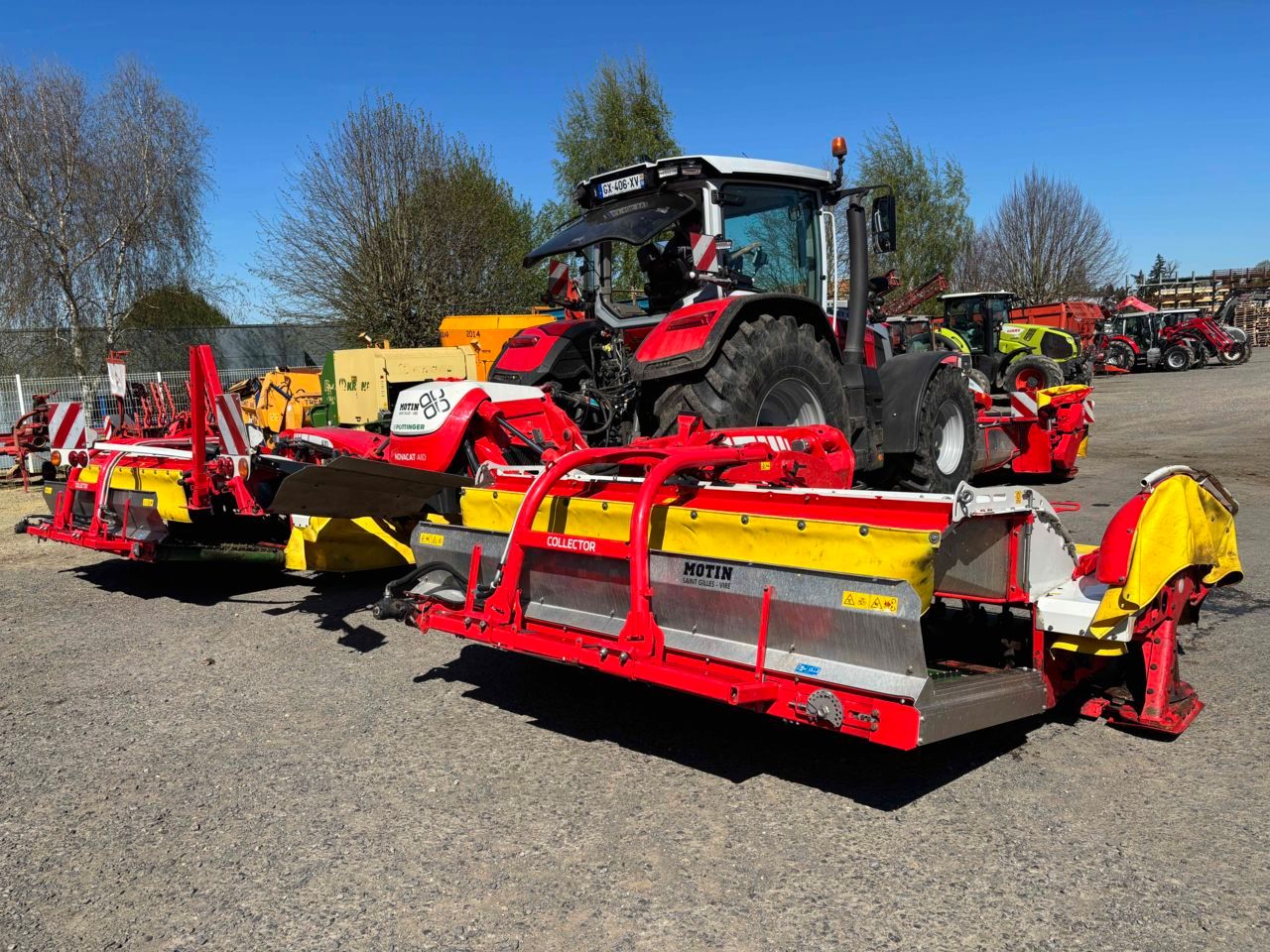 Pöttinger NOVACAT A10 ED collector + NOVACAT 351 ED collector